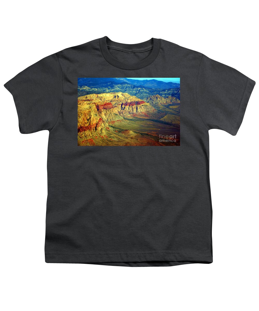 Red Rock Youth T-Shirt featuring the photograph Red Rock Canyon Nevada by James BO Insogna