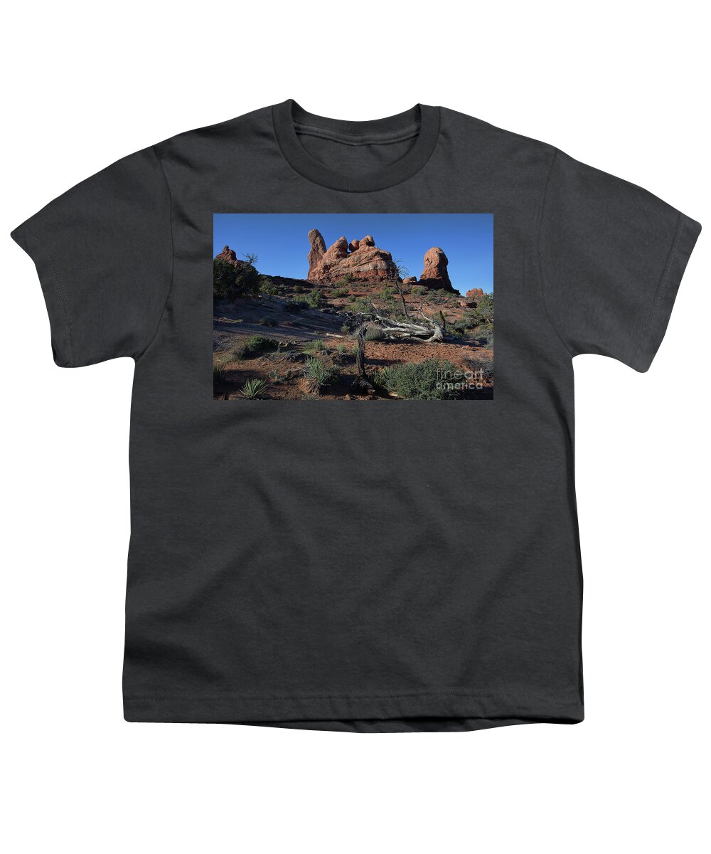 Utah Landscape Youth T-Shirt featuring the photograph Twisted Garden by Jim Garrison