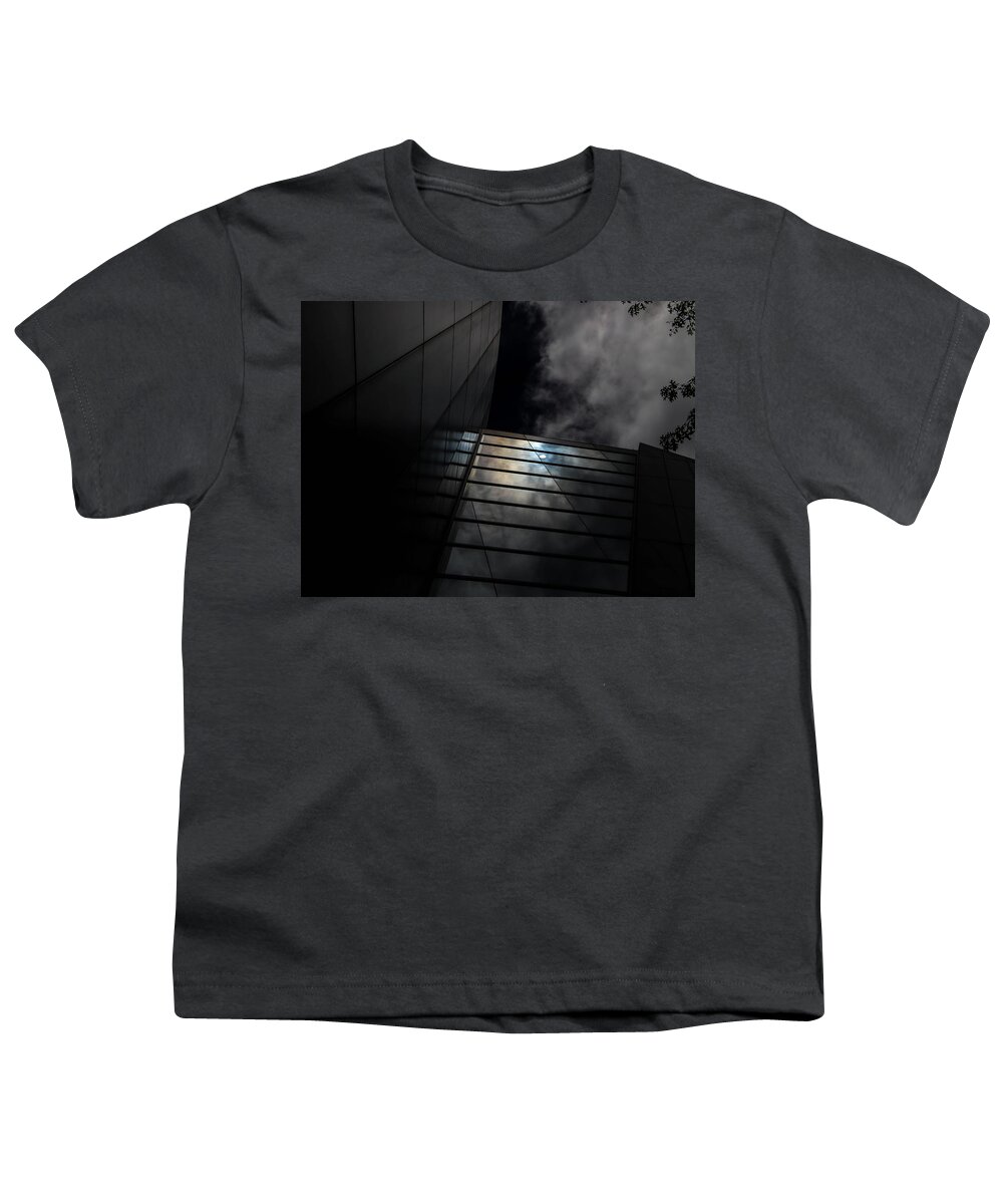 Ominous Youth T-Shirt featuring the digital art Reflected Clouds by Kathleen Illes