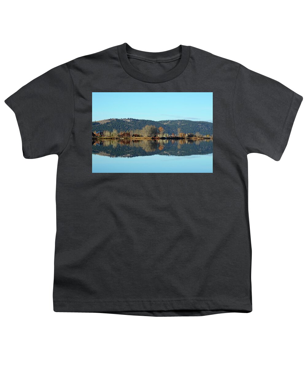 Slough Youth T-Shirt featuring the photograph Reflections on the Slough by Whispering Peaks Photography