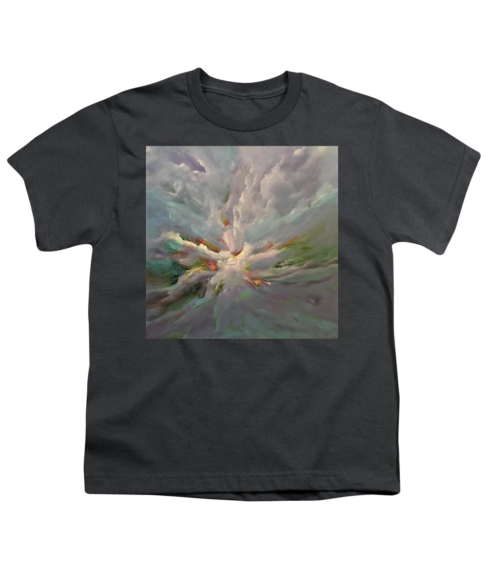 Abstract Youth T-Shirt featuring the painting Resplendent by Soraya Silvestri