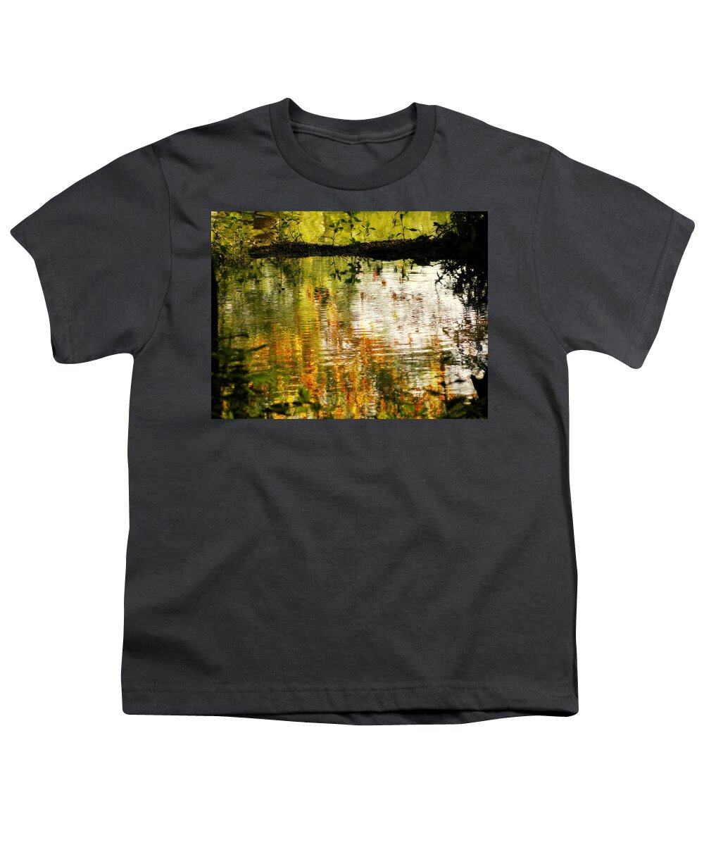 Lake Conestee Nature Park Youth T-Shirt featuring the photograph Ripples by Kathy Barney