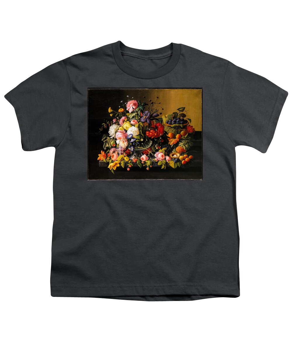 Still Life Youth T-Shirt featuring the photograph Roesen's Still Life by S Paul Sahm