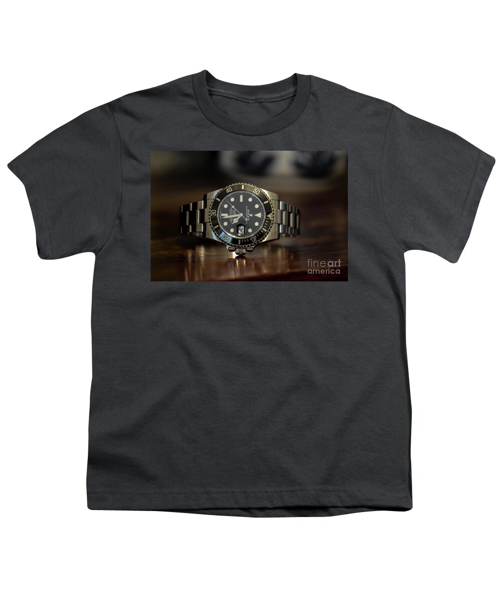 Submariner Youth T-Shirt featuring the photograph Swiss Made by Dale Powell