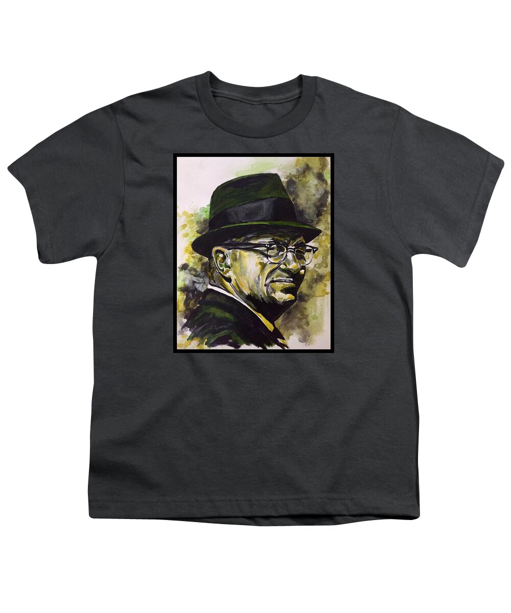 Lombardi Youth T-Shirt featuring the painting Saint Vince by Joel Tesch