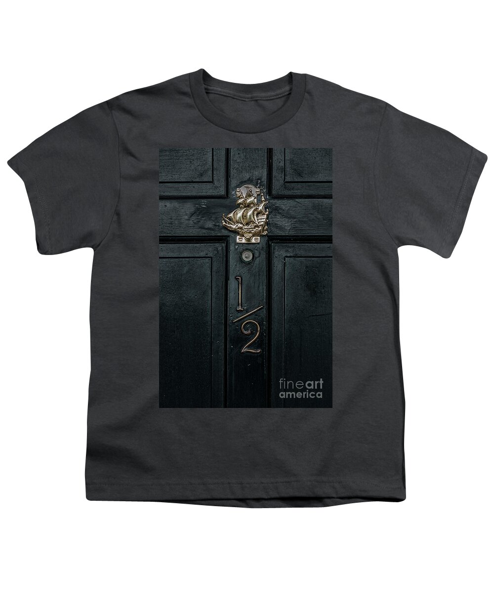 Door Youth T-Shirt featuring the photograph Saling Ship Door Knocker by Dale Powell