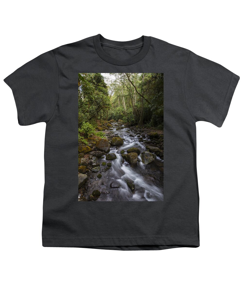 Savegre River Youth T-Shirt featuring the photograph Savegre River - Costa Rica 4 by Kathy Adams Clark