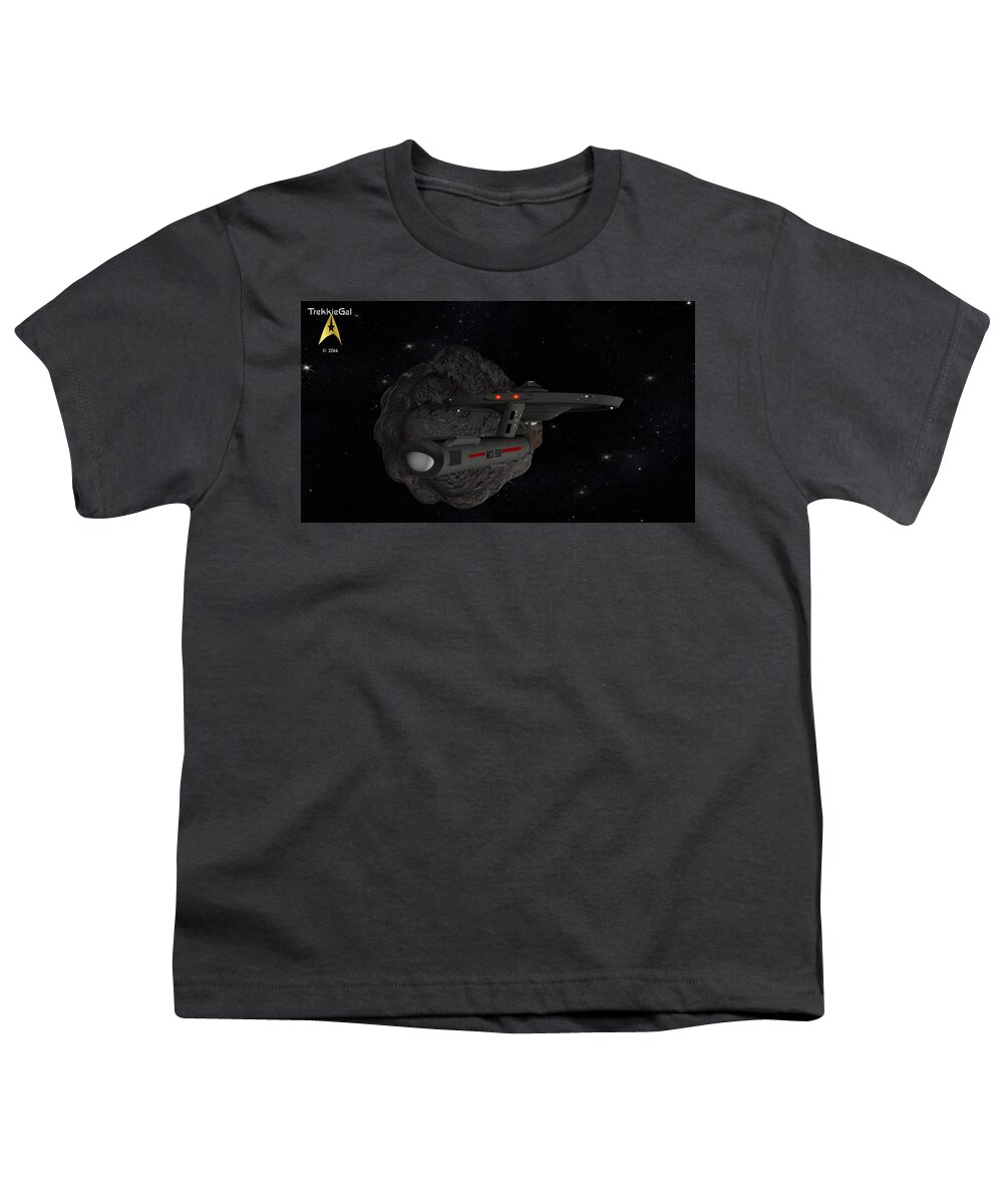 Sci Fi Youth T-Shirt featuring the digital art Sci Fi by Super Lovely