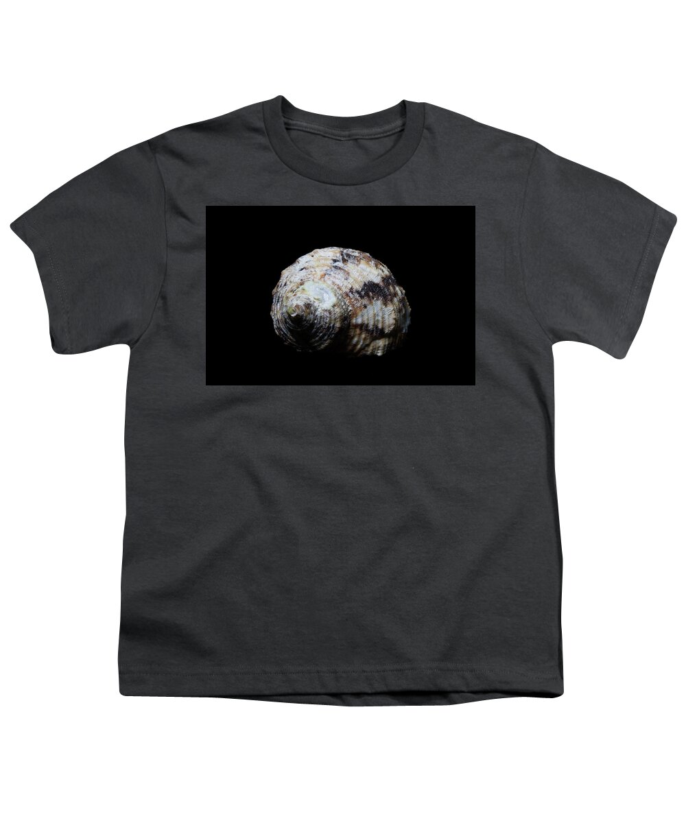 Sea Shell Youth T-Shirt featuring the photograph Sea Shell 5 by David Stasiak