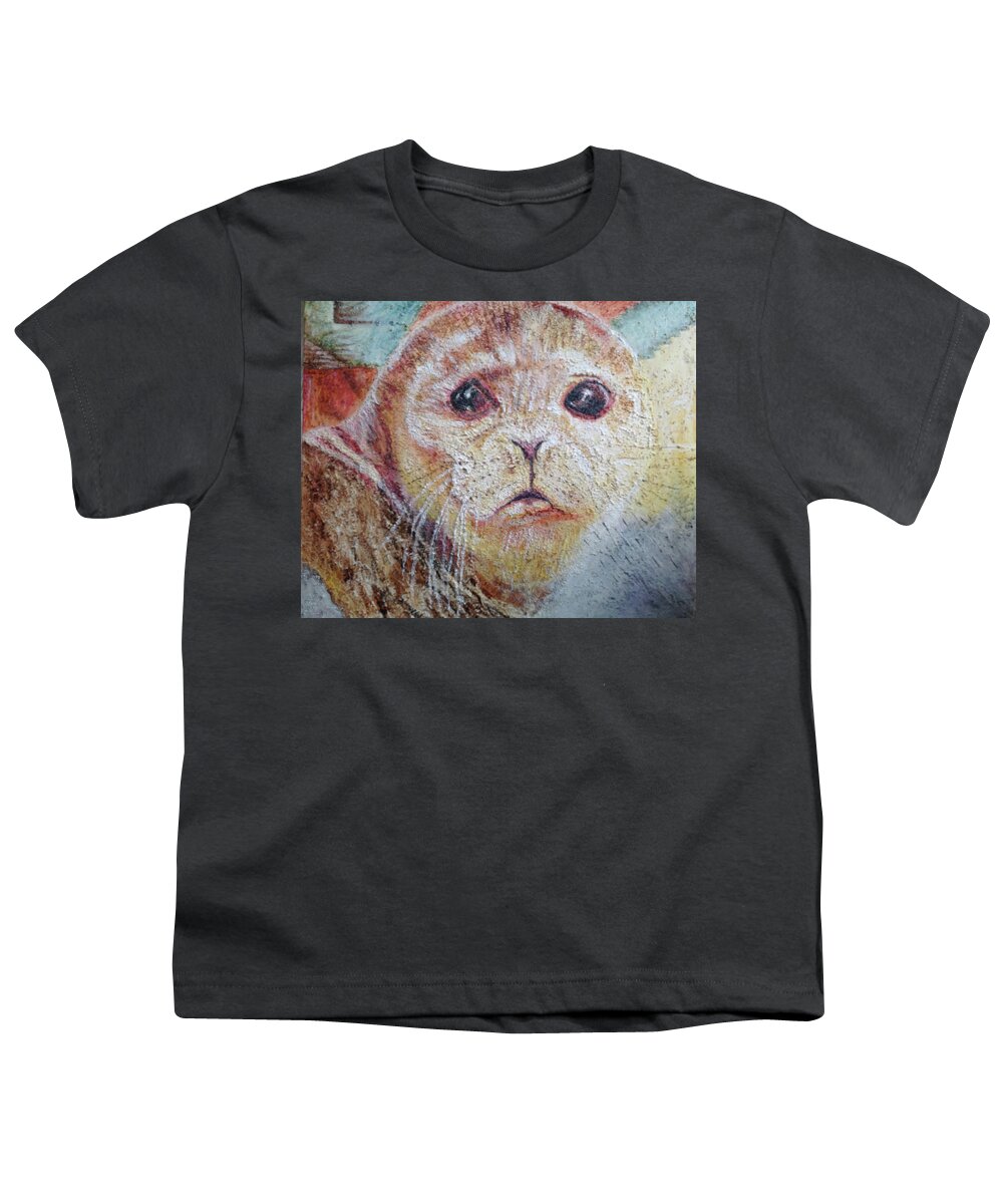 Endangered Species Youth T-Shirt featuring the painting Seal by Toni Willey