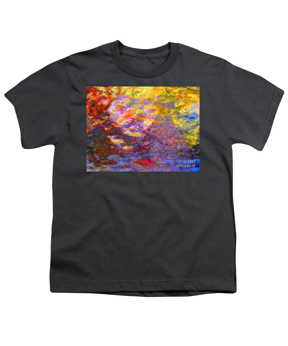 Abstract Youth T-Shirt featuring the photograph Coming Together #1 by Sybil Staples