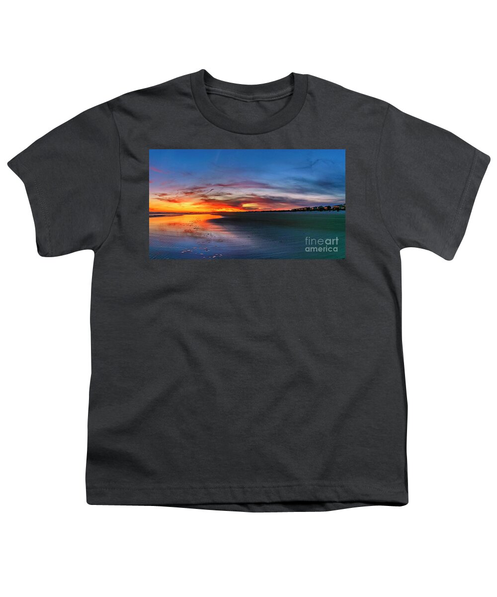 Sunset Youth T-Shirt featuring the photograph Serenity Glow by DJA Images