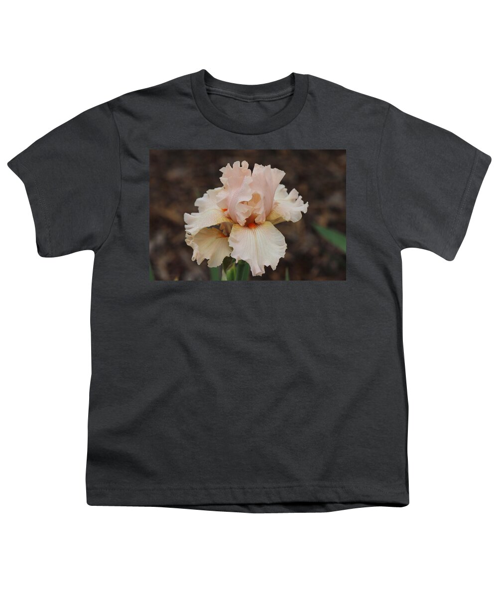 Iris Youth T-Shirt featuring the photograph Shades of pink by James Smullins