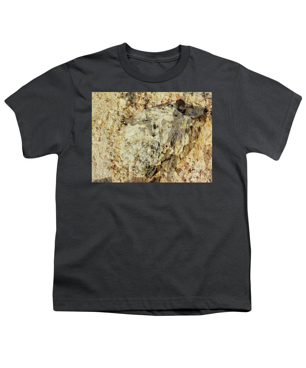 Shell Youth T-Shirt featuring the photograph Shell Sand by Stephanie Grant