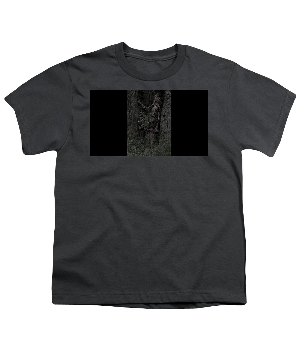 Vorotrans Youth T-Shirt featuring the digital art Shoreline Forest by Stephane Poirier