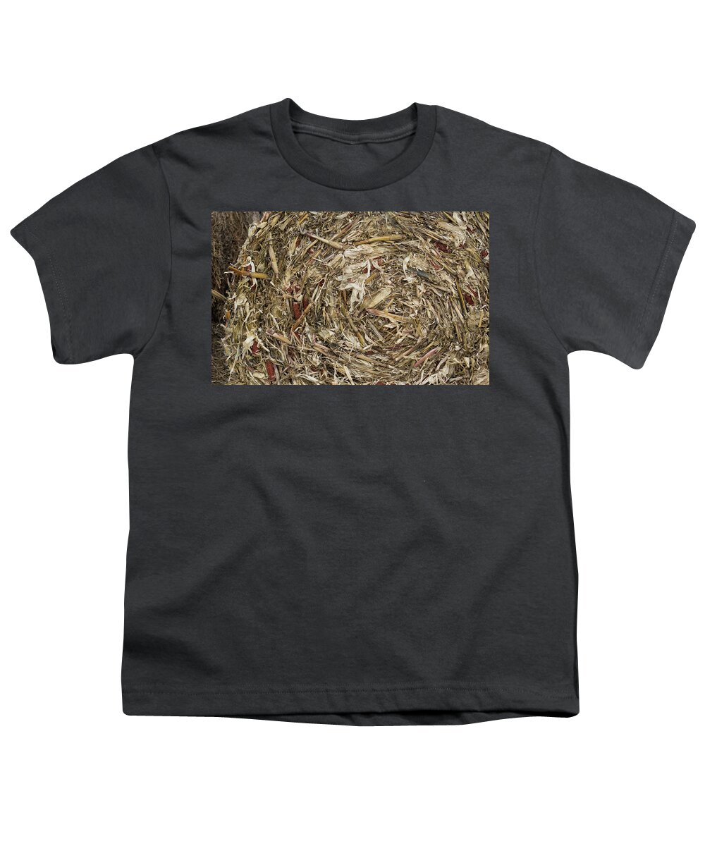 Round Bale Youth T-Shirt featuring the photograph Silage Roll by Brooke Bowdren