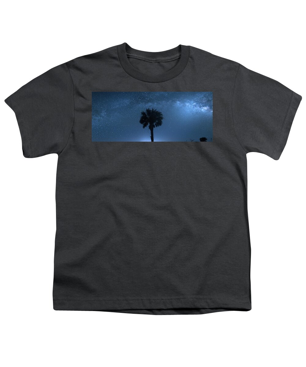 Milky Way Youth T-Shirt featuring the photograph Sky River by Mark Andrew Thomas