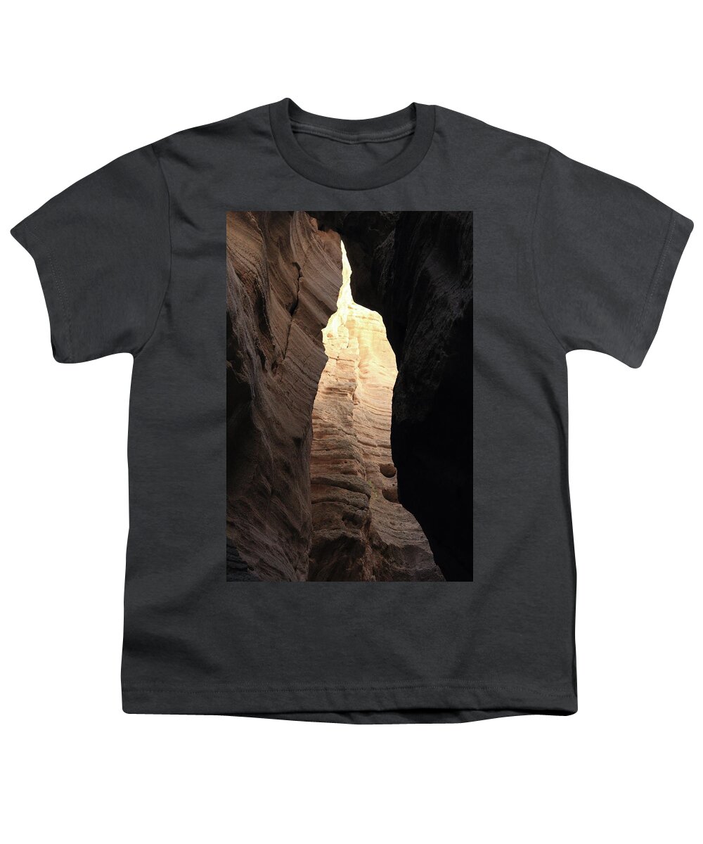 Slot Youth T-Shirt featuring the photograph Slot Canyon Light by David Diaz