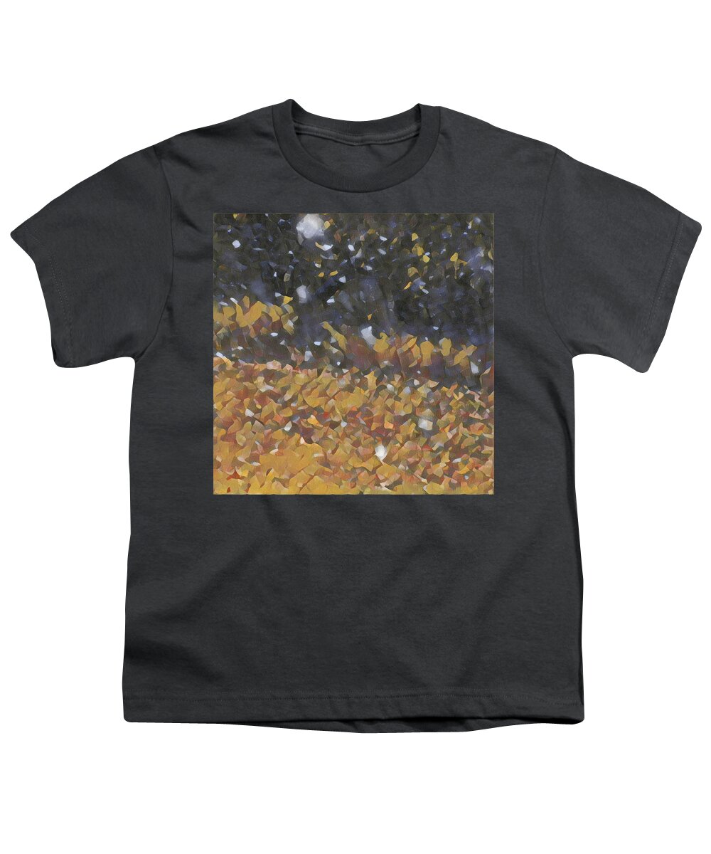 Snow Youth T-Shirt featuring the photograph Snow in October by Unhinged Artistry