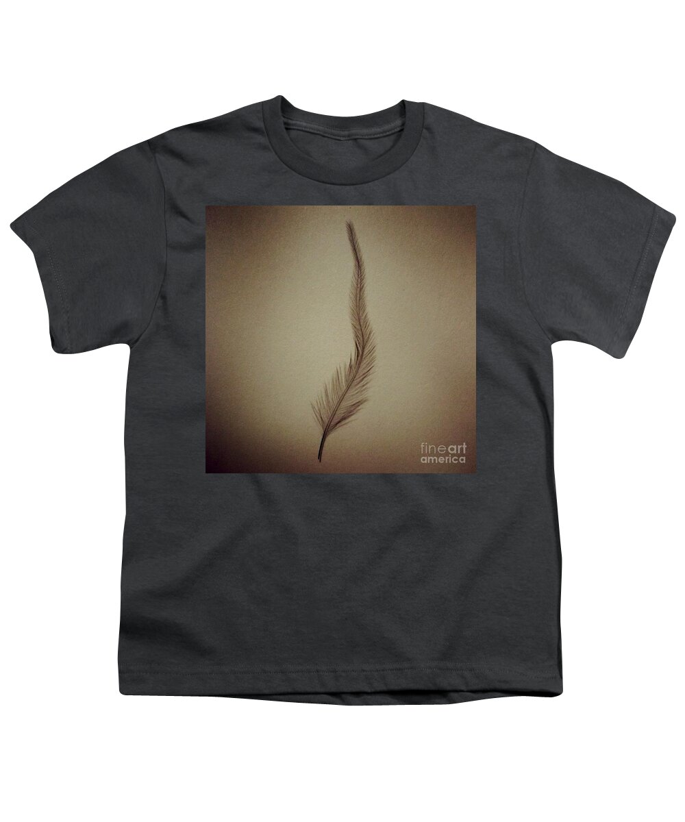 Feather Youth T-Shirt featuring the photograph Softly by Denise Railey