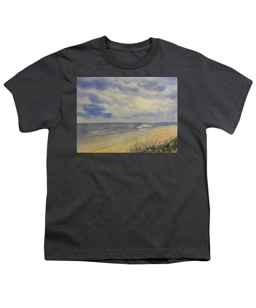 Glenn Marshall Artist Youth T-Shirt featuring the painting South Beach from the Dunes by Glenn Marshall