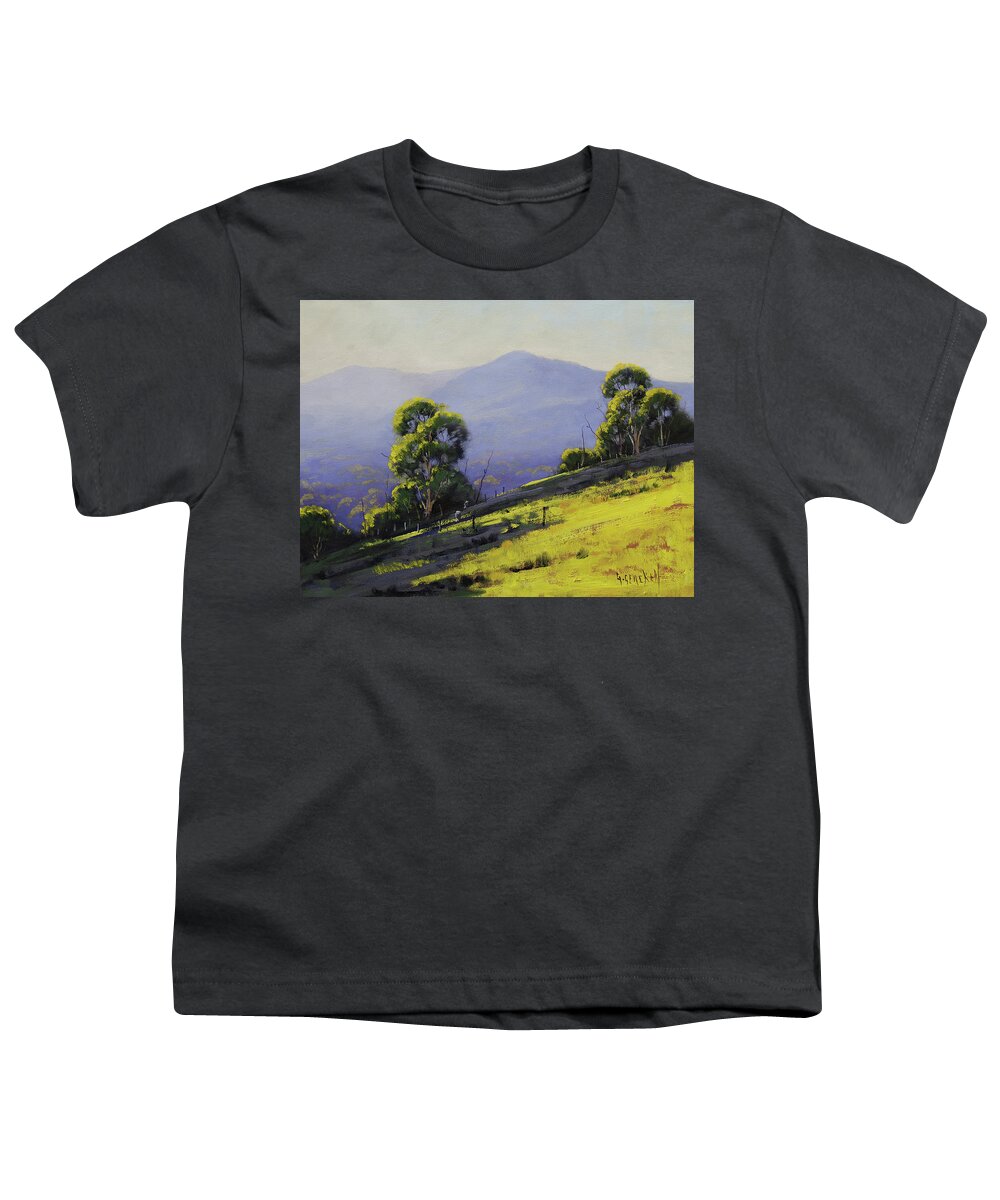 Nature Youth T-Shirt featuring the painting Spring Light by Graham Gercken