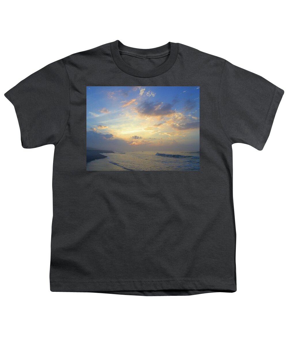 Seas Youth T-Shirt featuring the photograph Spring Sunrise by Newwwman