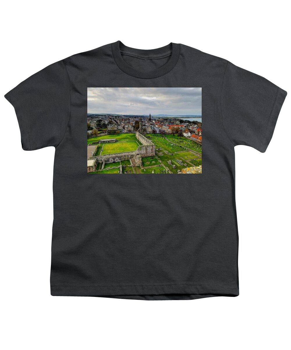 Scotland Youth T-Shirt featuring the photograph St. Andrew by Richard Gehlbach