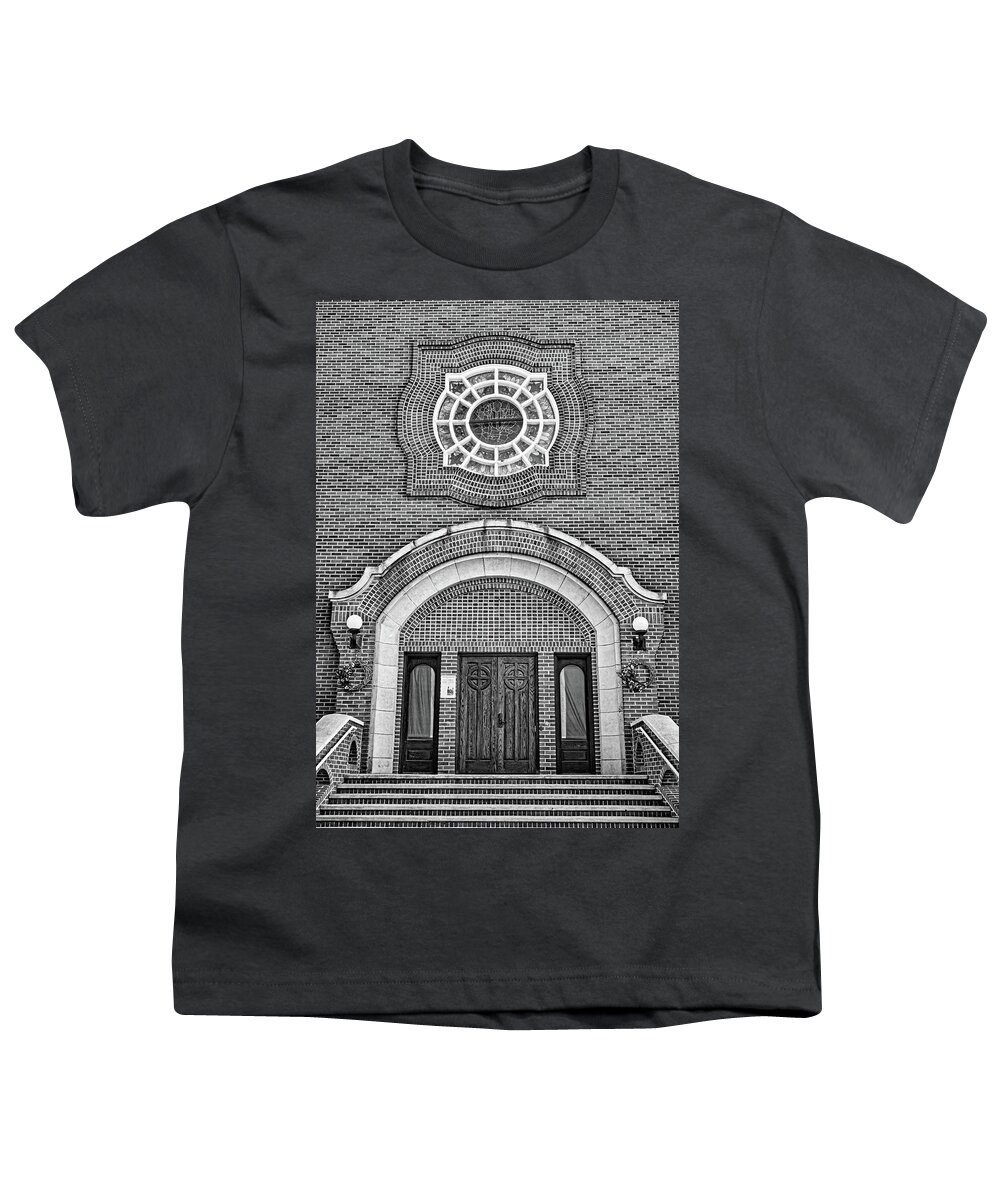 St Patricks Youth T-Shirt featuring the photograph St Patricks Church Study 3 by Robert Meyers-Lussier