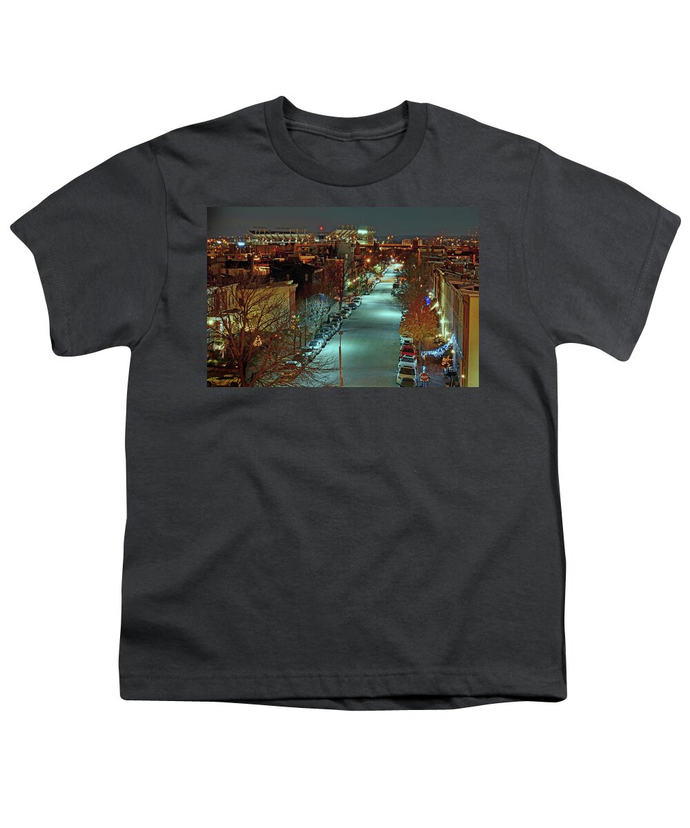 Stadium Youth T-Shirt featuring the photograph Stadium Lights by La Dolce Vita