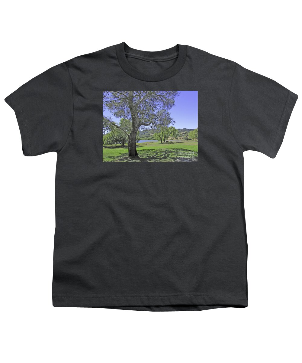 Trees Youth T-Shirt featuring the photograph Stafford Lake Beauty by Joyce Creswell