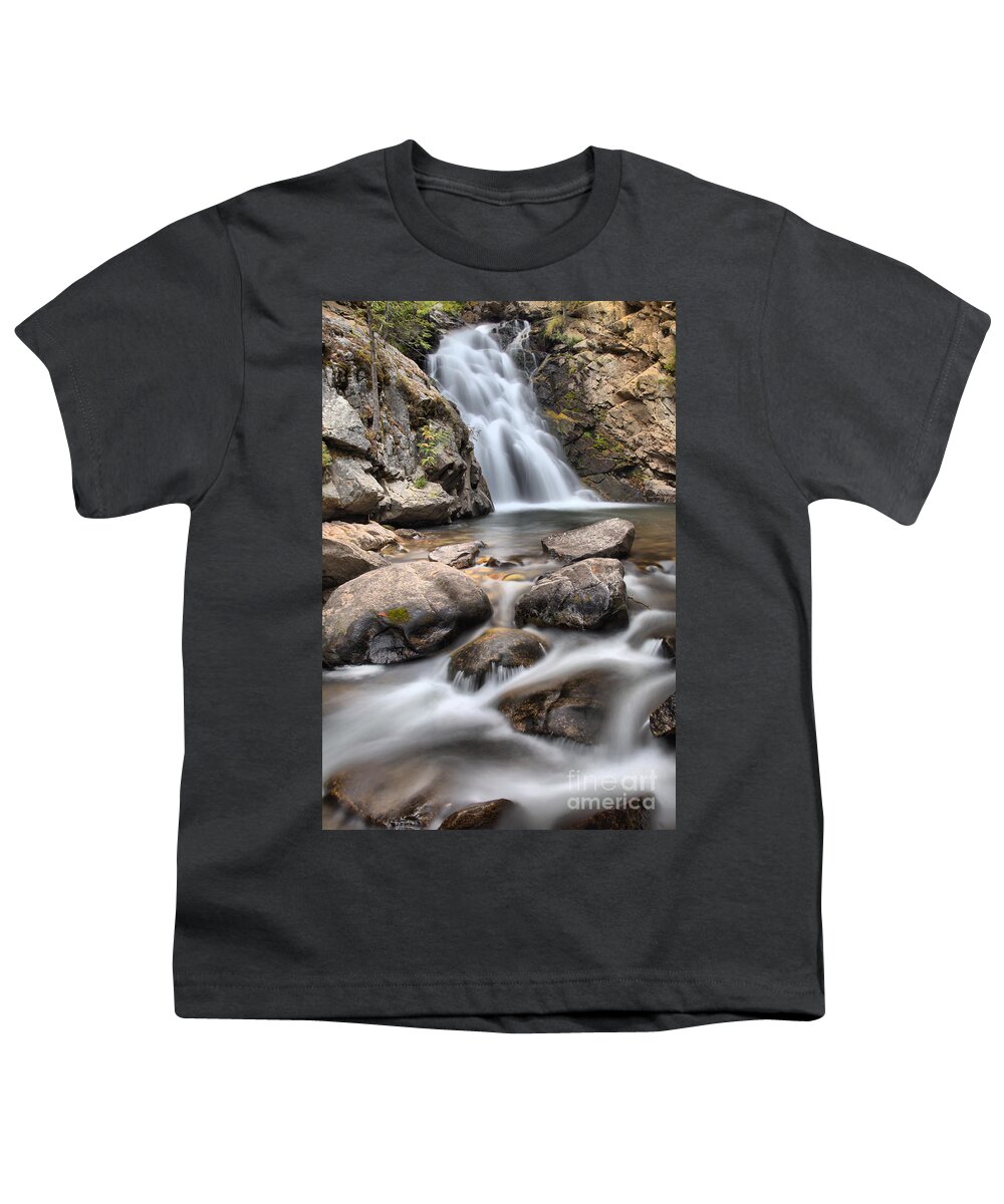Falls Creek Falls Youth T-Shirt featuring the photograph Streams Below Falls Creek Falls by Adam Jewell