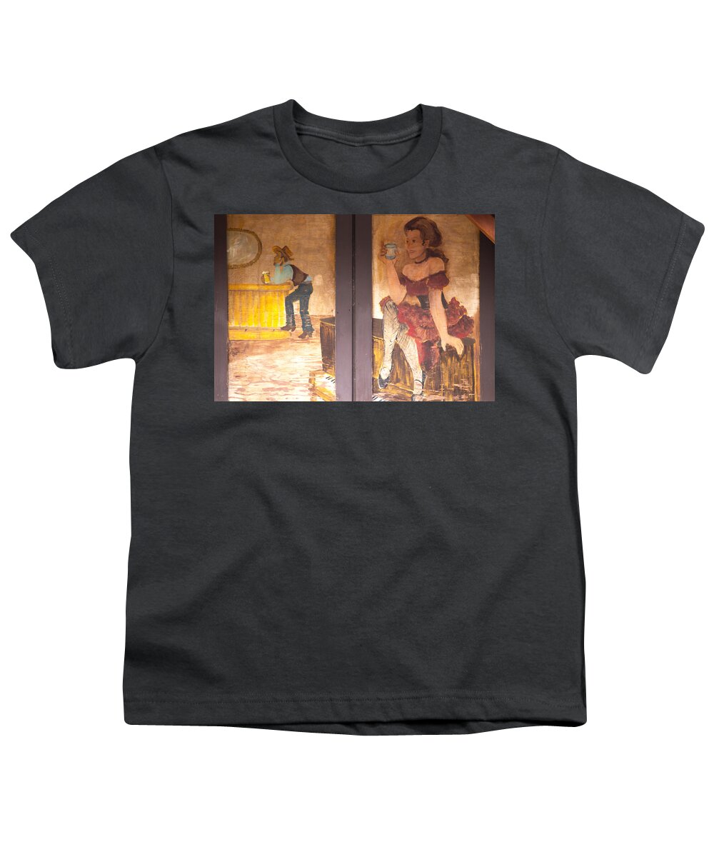 Art Youth T-Shirt featuring the photograph Street Art - Melba, ID by Dart Humeston