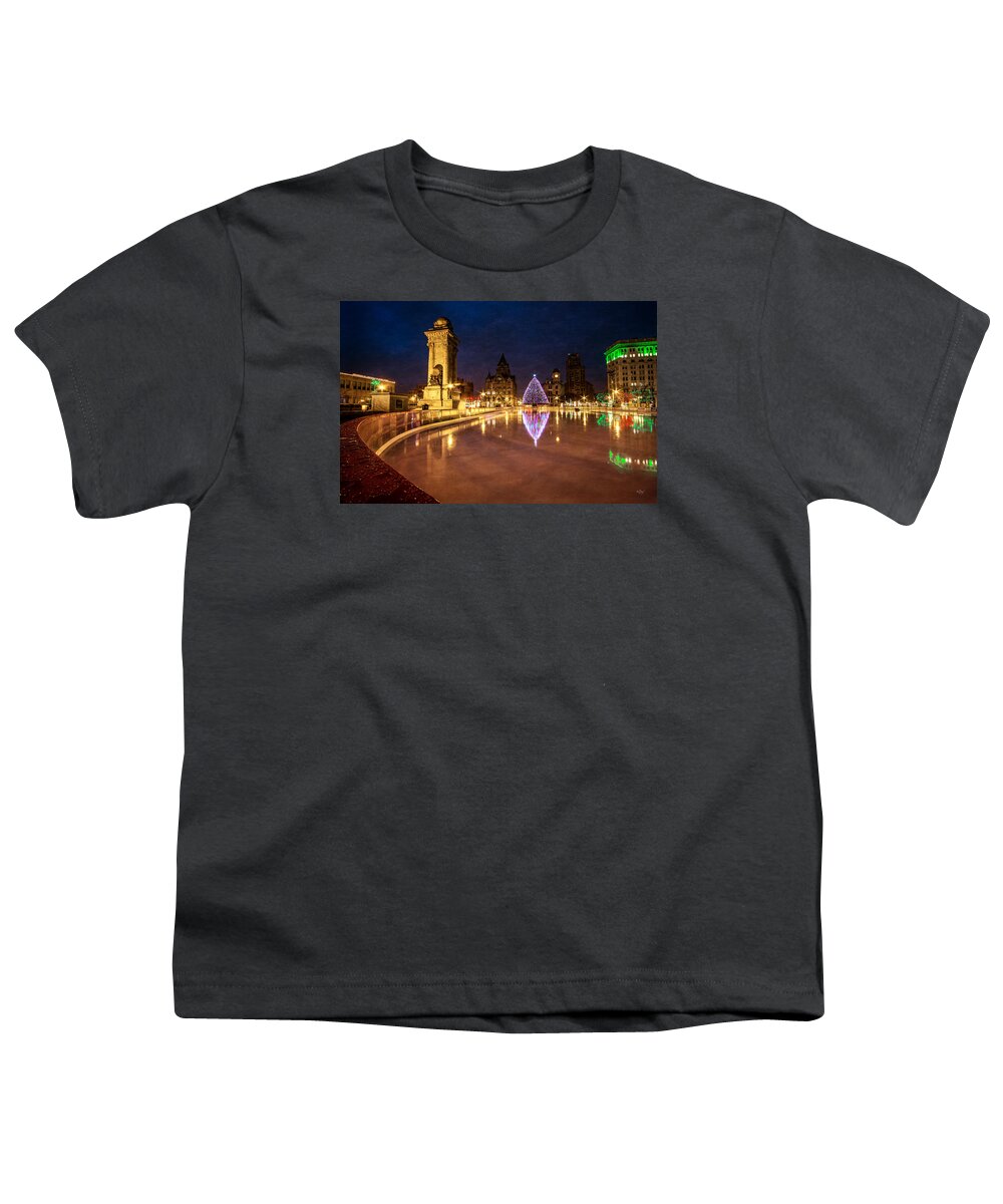 Syracuse Youth T-Shirt featuring the photograph Syracuse Christmas by Everet Regal