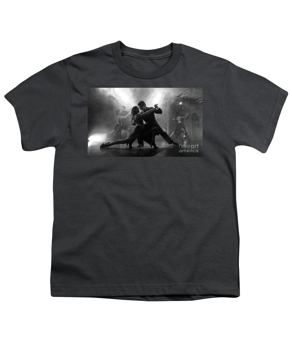 Film Noir Youth T-Shirt featuring the photograph Tango Buenos Aires 1 by Bob Christopher