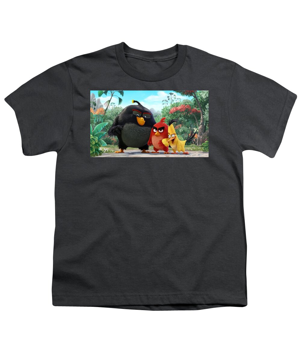 The Angry Birds Movie Youth T-Shirt featuring the photograph The Angry Birds Movie by Jackie Russo
