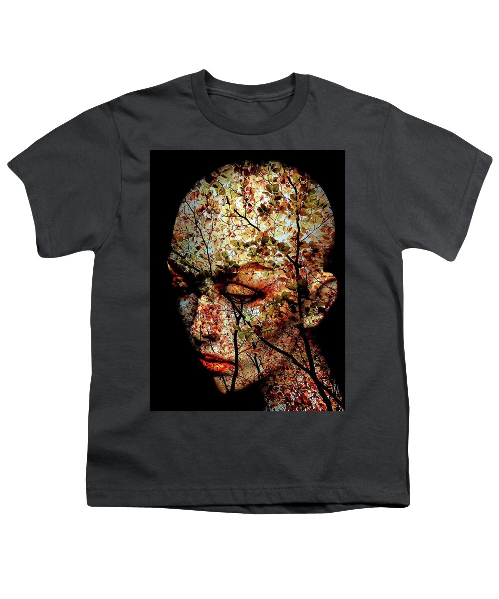 Autumn Youth T-Shirt featuring the photograph The autumn in mind by Gabi Hampe