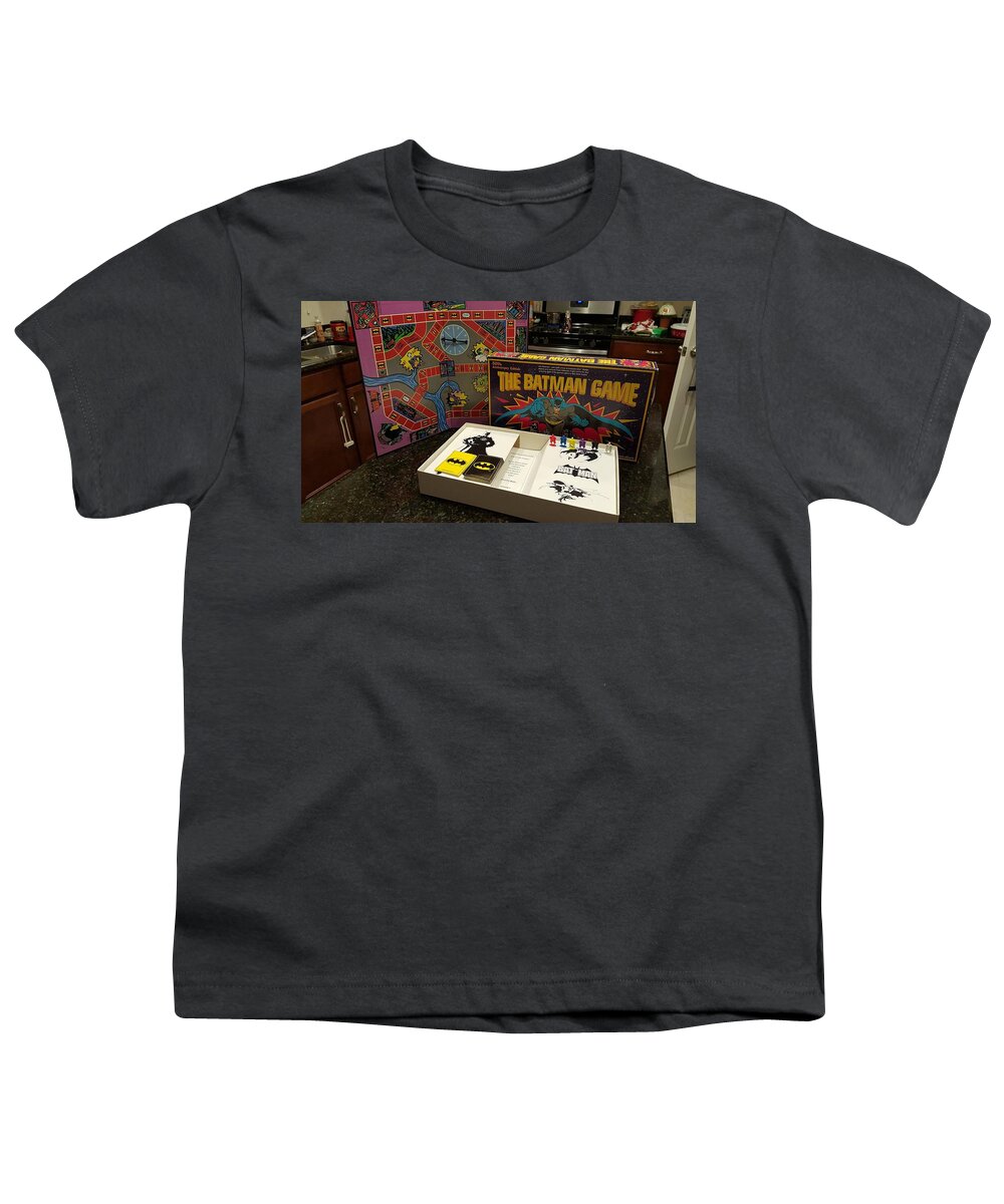 The Batman Game Youth T-Shirt featuring the photograph The Batman Game by Mariel Mcmeeking
