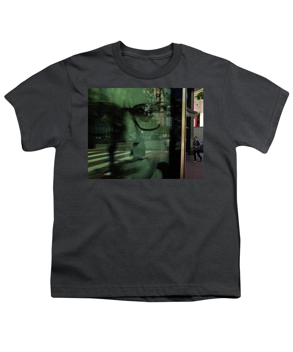 Street Photography Youth T-Shirt featuring the photograph The better man by J C