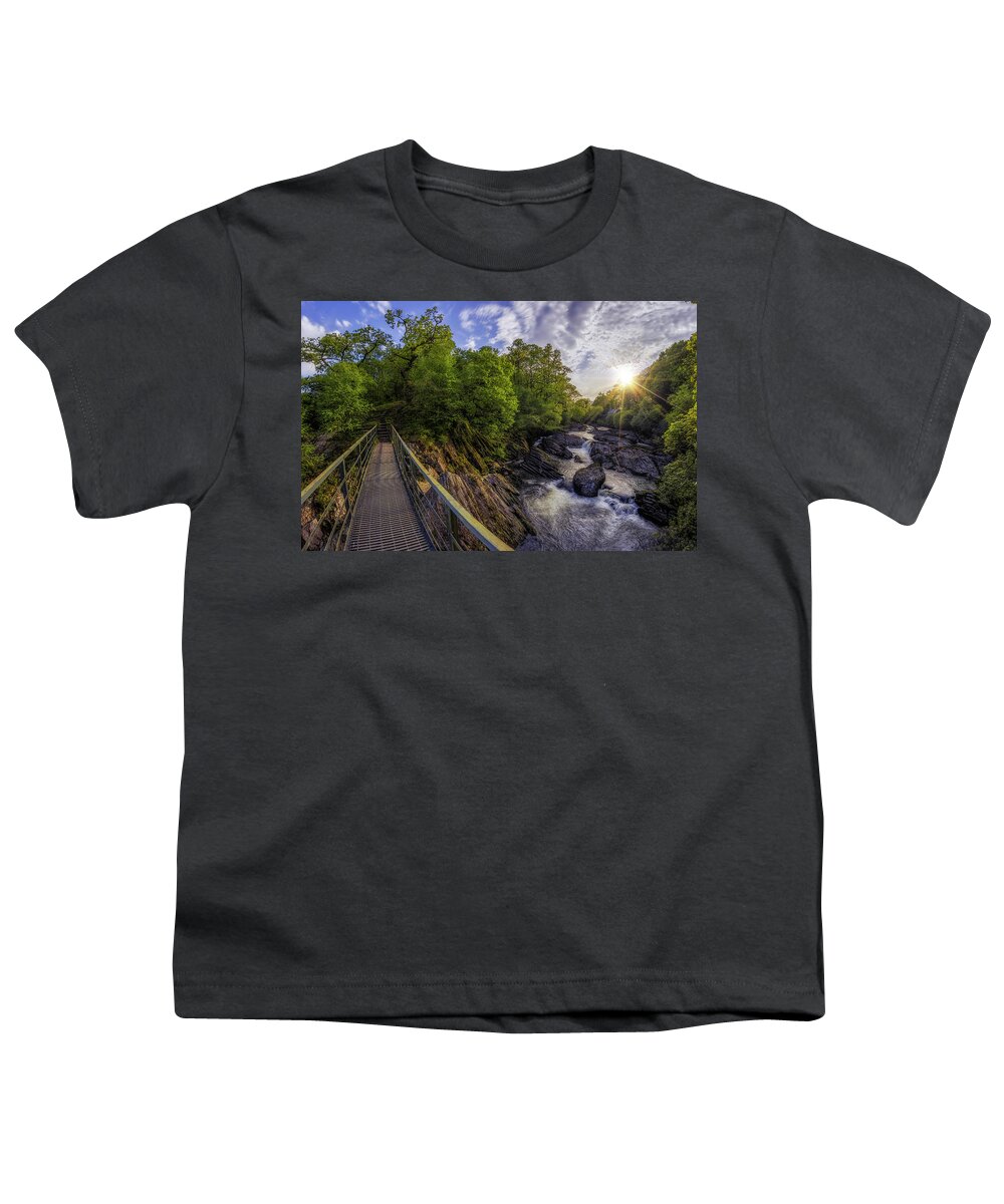  Youth T-Shirt featuring the photograph The Bridge To Summer by Ian Mitchell