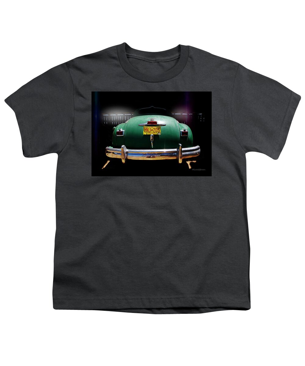 1947 Dodge Fluid Drive Youth T-Shirt featuring the photograph The Car of the dentist's wife by Micah Offman
