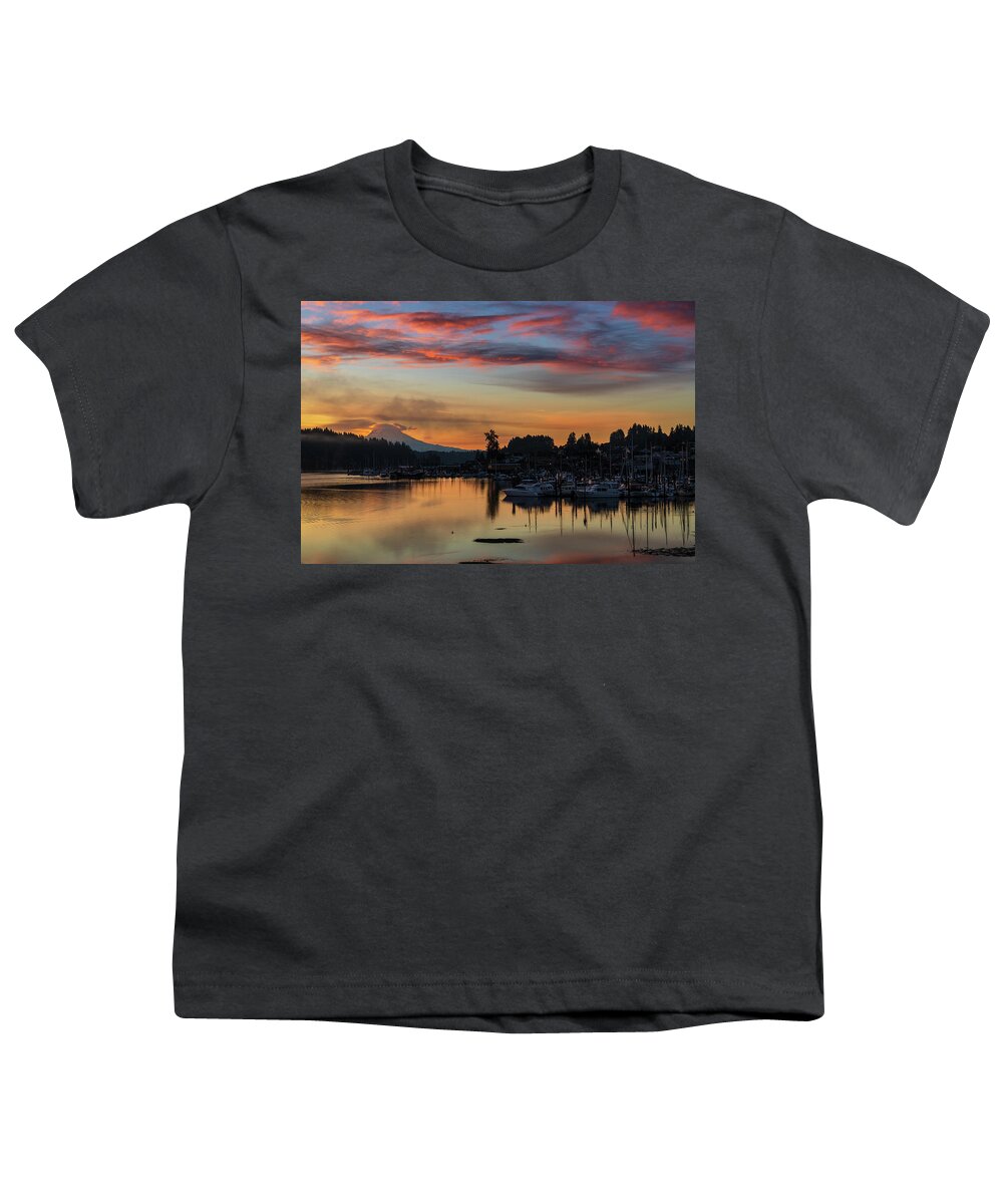 Sunrise Youth T-Shirt featuring the photograph The Color of Morning by Ken Stanback