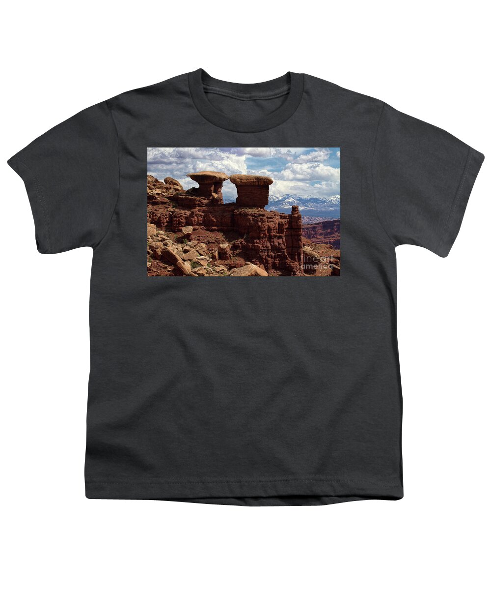Canyonlands National Park Landscape Youth T-Shirt featuring the photograph The Council by Jim Garrison