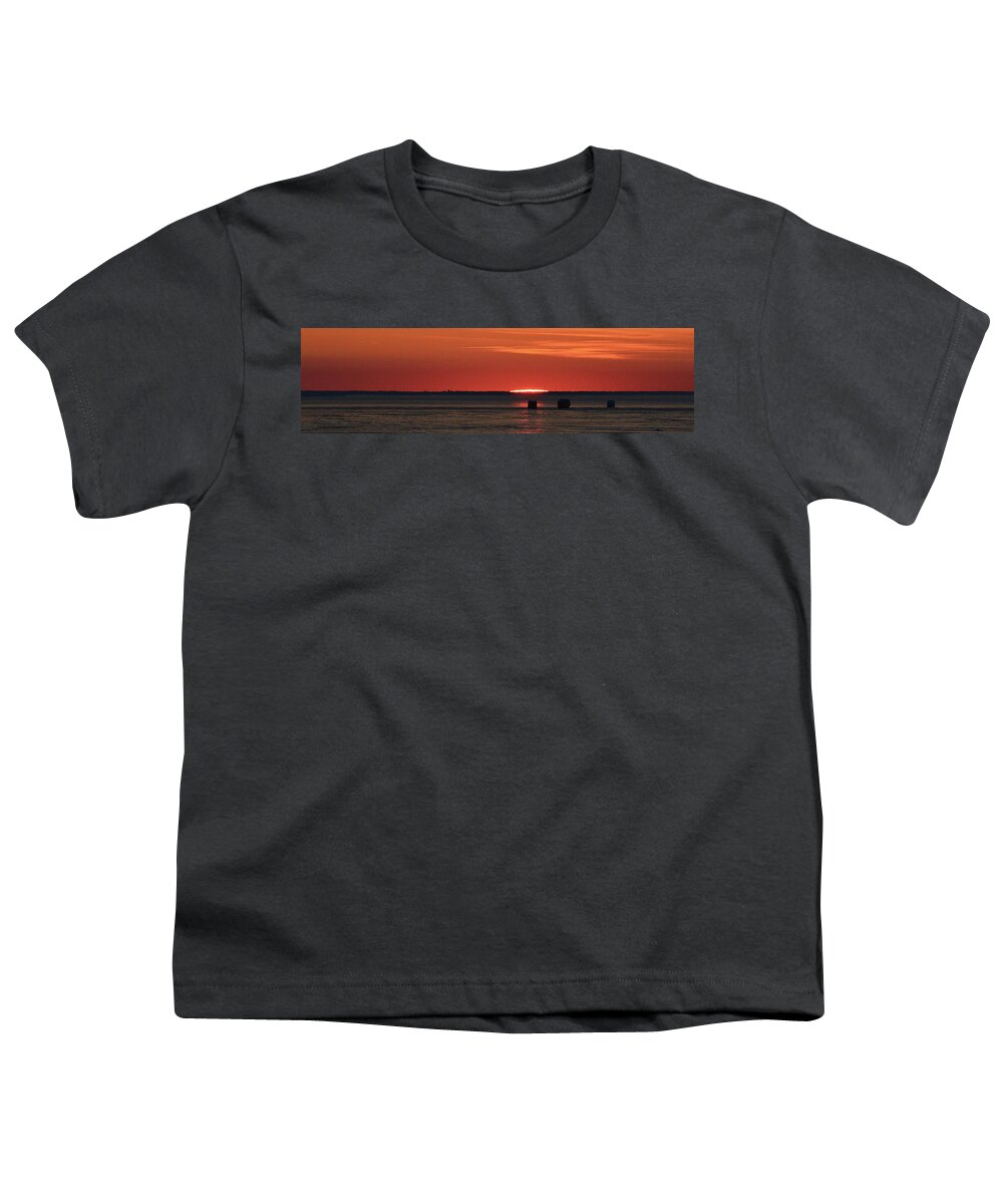 Abstract Youth T-Shirt featuring the digital art The Crown Of The Sun Appears 3 by Lyle Crump