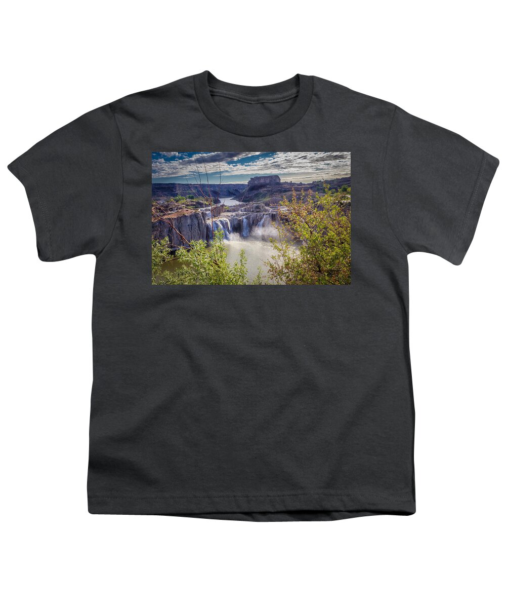  Youth T-Shirt featuring the photograph The Falls by Michael W Rogers