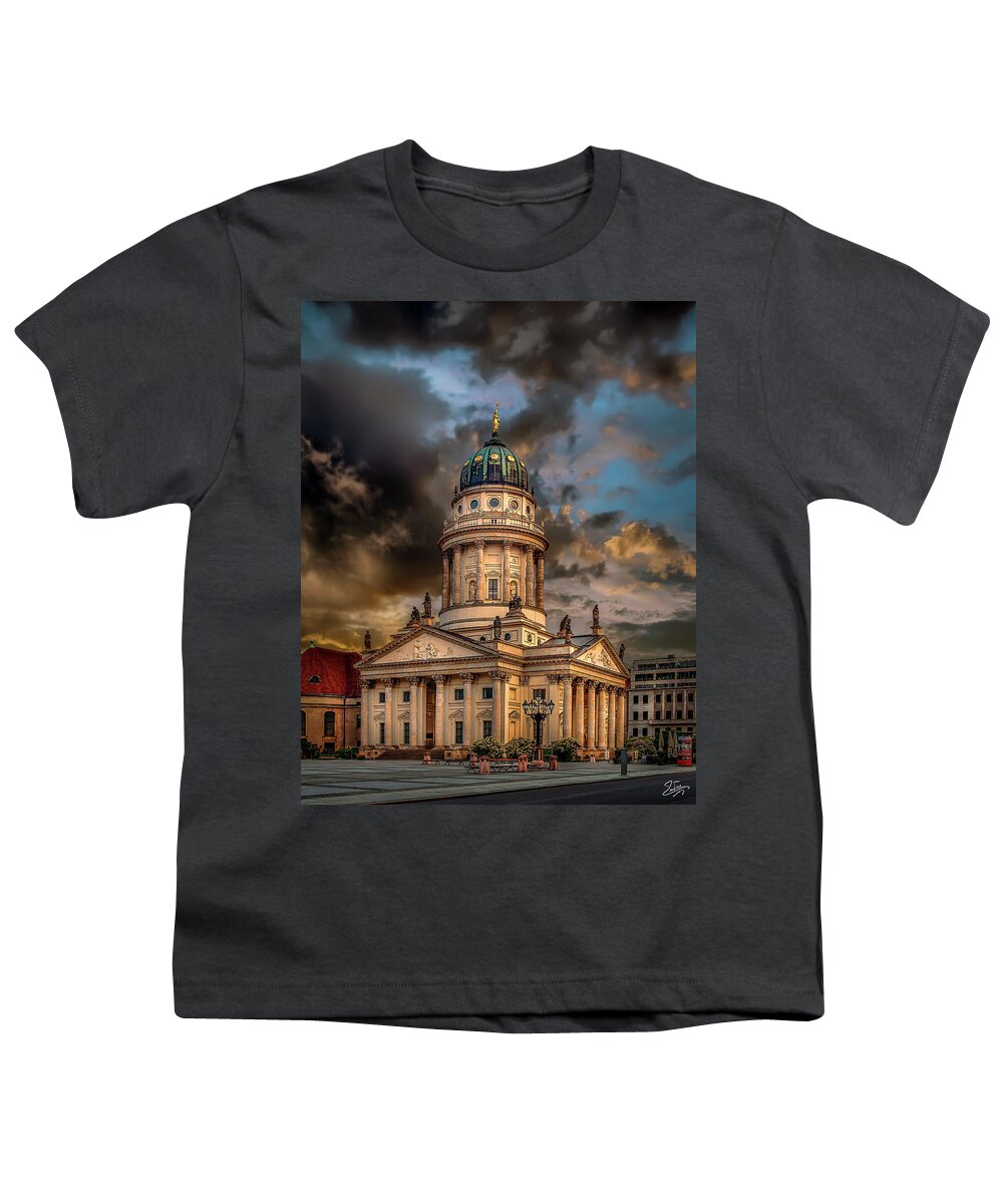 Endre Youth T-Shirt featuring the photograph The French Church 3 by Endre Balogh