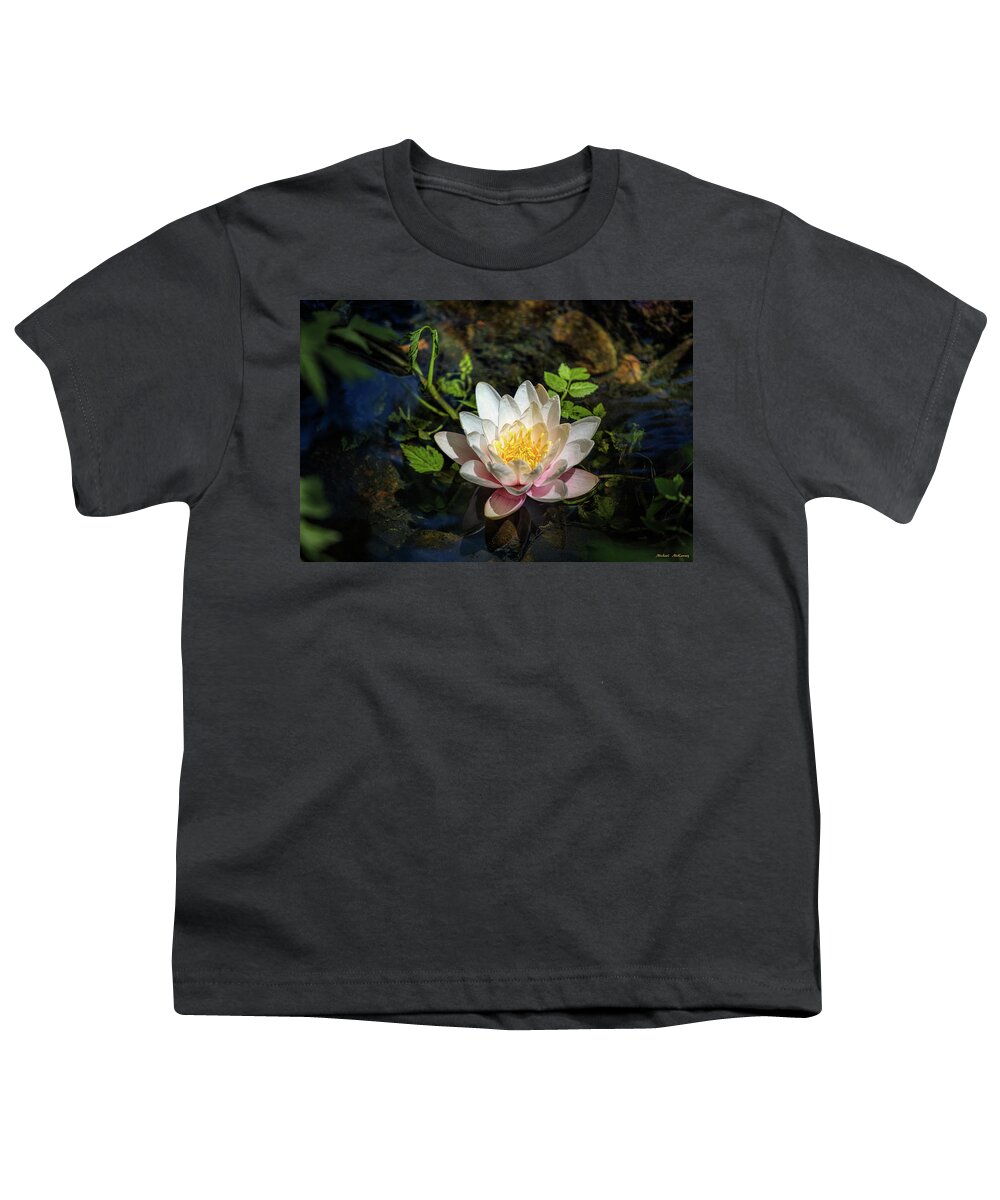 Lotus Youth T-Shirt featuring the photograph The Lotus Flower by Michael McKenney