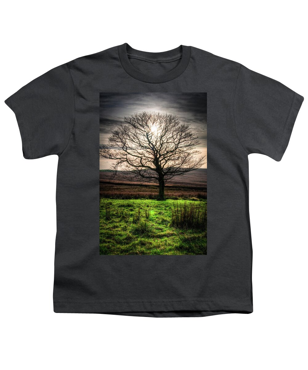 Landscape Youth T-Shirt featuring the photograph The One Tree by Geoff Smith