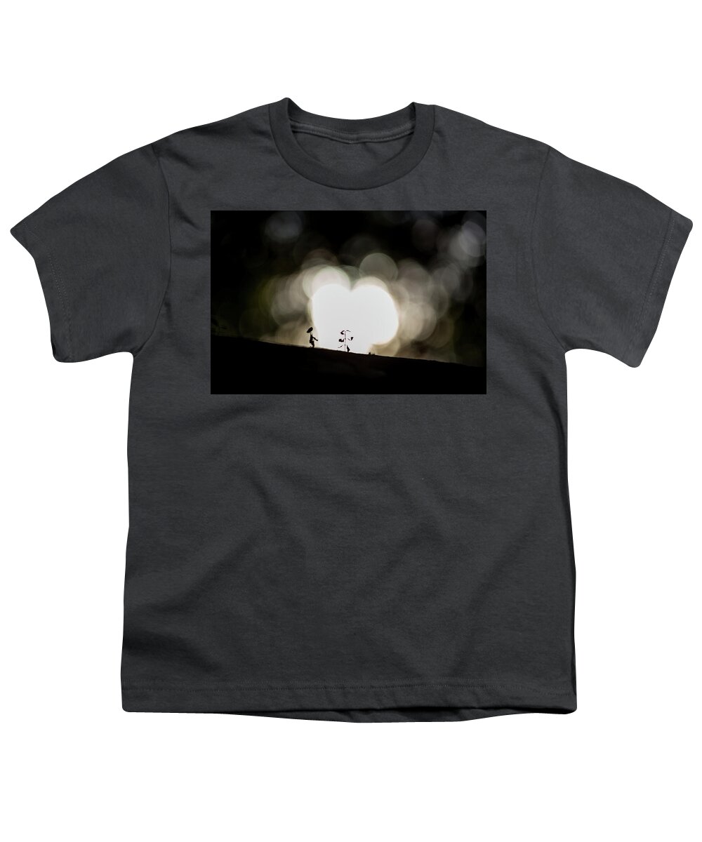 Art In Nature Youth T-Shirt featuring the photograph The Proposal by Az Jackson