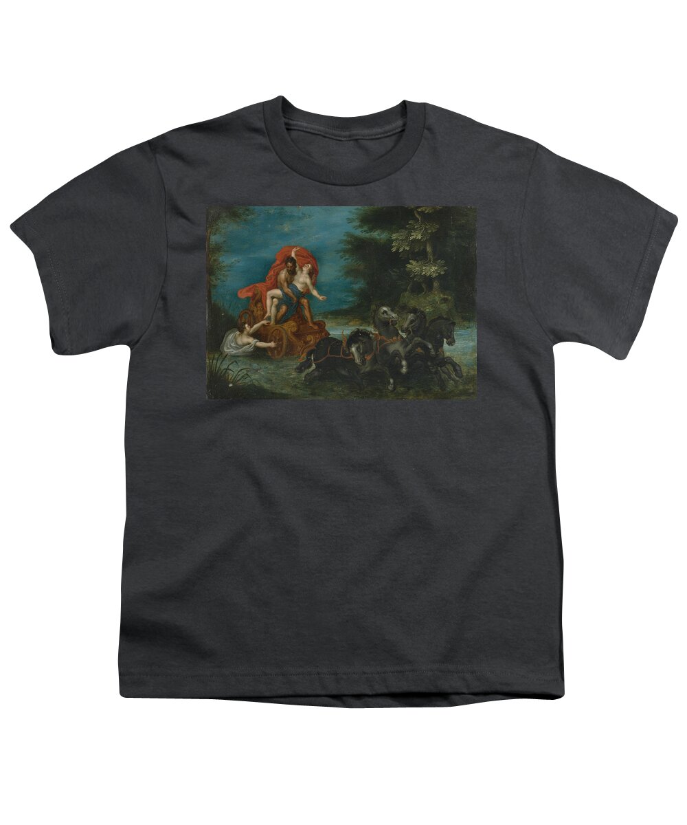 Jan Brueghel The Elder Youth T-Shirt featuring the painting The Rape of Proserpina by Hendrick van Balen